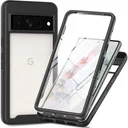 Google Pixel 8 Pro Hoesje Full Protect 360° Cover Hybride Zwart