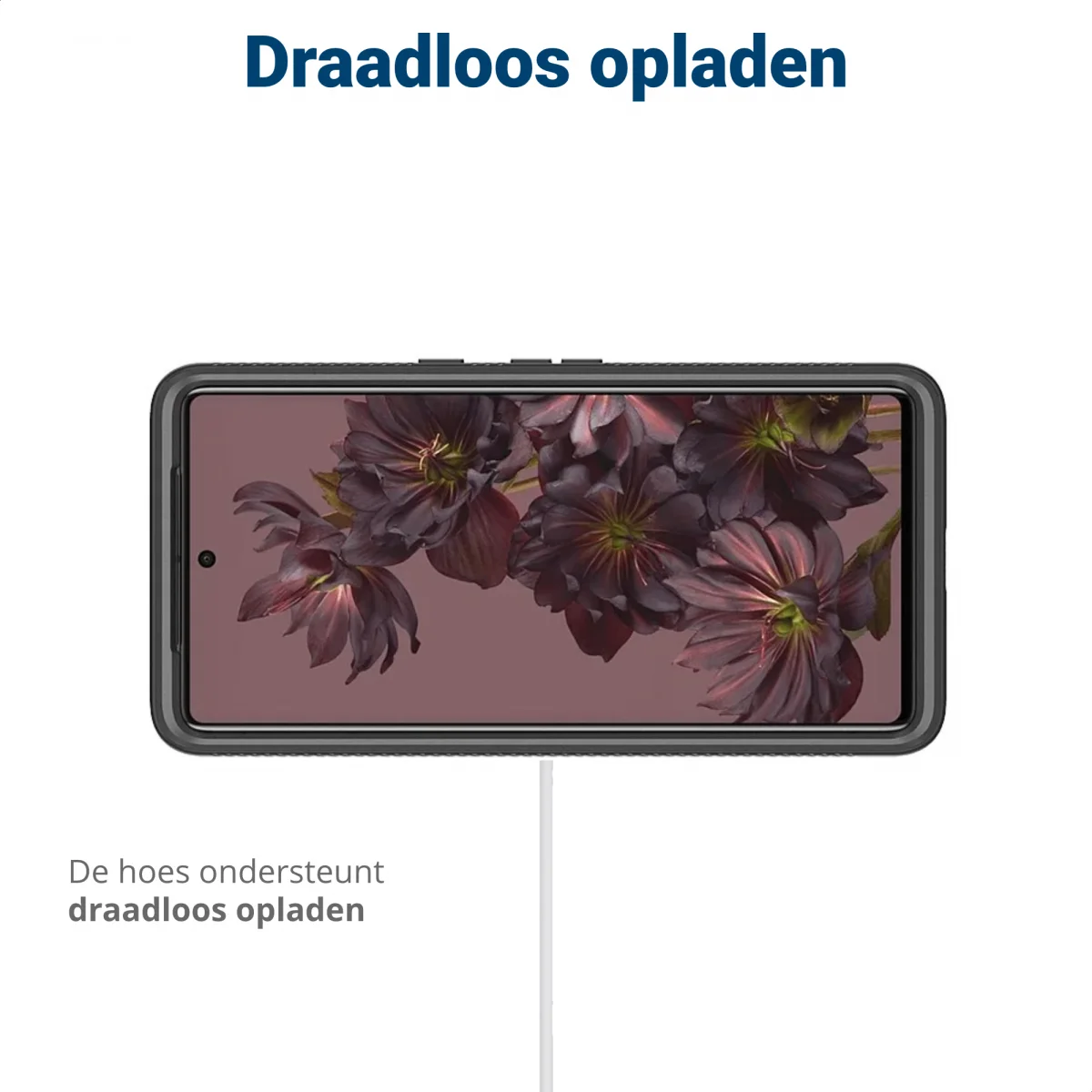 Google Pixel 8 Pro Hoesje Full Protect 360° Cover Hybride Zwart afbeelding 6