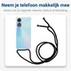 Oppo A58 5G / A78 5G Hoesje met Koord Schokbestendig TPU Transparant afbeelding 3