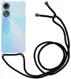 Oppo A58 5G / A78 5G Hoesje met Koord Schokbestendig TPU Transparant afbeelding 1