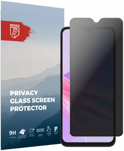 Rosso Oppo A58 5G / A78 5G 9H Tempered Glass Screen Protector Privacy afbeelding 1