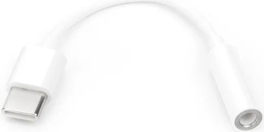 Originele Huawei USB-C naar 3.5mm Jack Audio Adapter 20CM Wit afbeelding 1