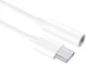 Originele Huawei USB-C naar 3.5mm Jack Audio Adapter 20CM Wit afbeelding 2