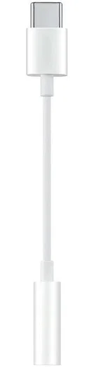 Originele Huawei USB-C naar 3.5mm Jack Audio Adapter 20CM Wit afbeelding 6