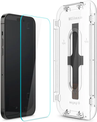 Spigen EZ Fit GLAS.tR Apple iPhone 14 Pro Screen Protector 2-Pack afbeelding 13