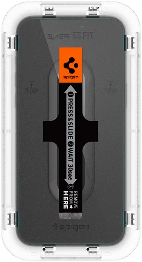 Spigen EZ Fit GLAS.tR Apple iPhone 14 Pro Screen Protector 2-Pack afbeelding 14