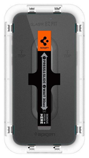 Spigen EZ Fit GLAS.tR Apple iPhone 14 Pro Max Screen Protector 2-Pack afbeelding 14