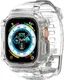 Spigen Rugged Armor - Apple Watch Ultra 3/2/1 - Hoesje en Bandje - Transparant