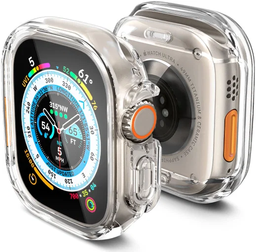Spigen Ultra Hybrid - Apple Watch Ultra 3/2/1 Hoesje - Transparant afbeelding 1