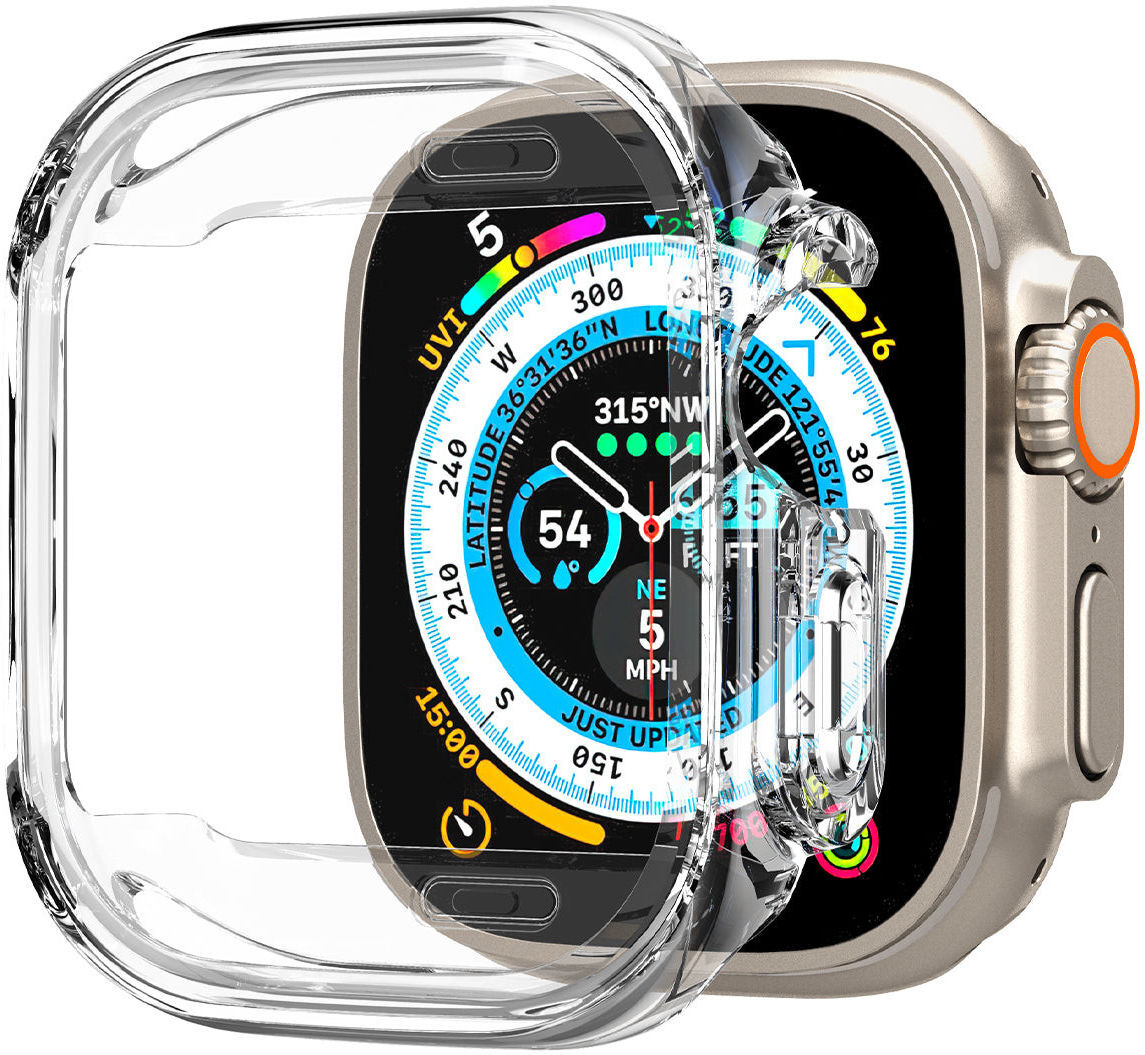 Spigen Ultra Hybrid - Apple Watch Ultra 3/2/1 Hoesje - Transparant afbeelding 2