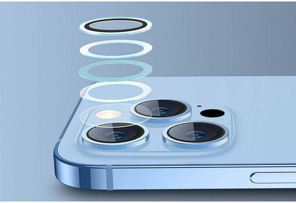 ESR Apple iPhone 14 Pro / 14 Pro Max Camera Lens Protector Zwart afbeelding 6