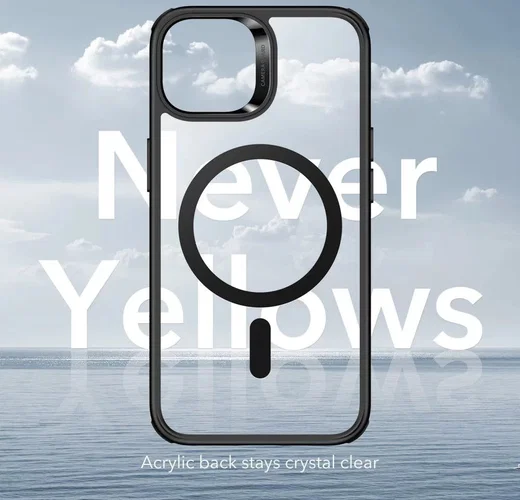 ESR Classic Hybrid Apple iPhone 14/13 Hoesje MagSafe Zwart Transparant afbeelding 8