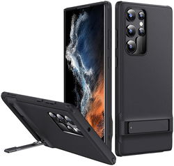 ESR Air Shield Boost Samsung Galaxy S22 Ultra Hoesje Kickstand Zwart afbeelding