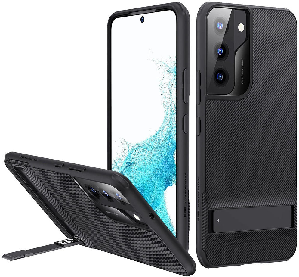 ESR Air Shield Boost Samsung Galaxy S22 Hoesje Kickstand Zwart afbeelding 1