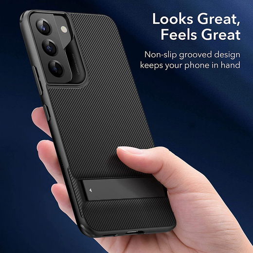 ESR Air Shield Boost Samsung Galaxy S22 Hoesje Kickstand Zwart afbeelding 4