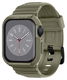 Spigen Rugged Armor Pro - Apple Watch 45MM / 44MM Hoesje en Bandje - Khaki