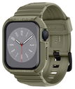 Spigen Rugged Armor Pro - Apple Watch 45MM / 44MM Hoesje en Bandje - Khaki