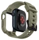 Spigen Rugged Armor Pro - Apple Watch 45MM / 44MM Hoesje en Bandje - Khaki afbeelding 11