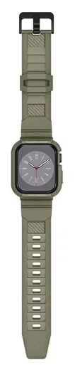 Spigen Rugged Armor Pro - Apple Watch 45MM / 44MM Hoesje en Bandje - Khaki afbeelding 14