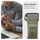Spigen Rugged Armor Pro - Apple Watch 45MM / 44MM Hoesje en Bandje - Khaki afbeelding 5