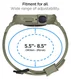 Spigen Rugged Armor Pro - Apple Watch 45MM / 44MM Hoesje en Bandje - Khaki afbeelding 8