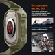 Spigen Rugged Armor - Apple Watch Ultra 3/2/1 - Hoesje en Bandje - Khaki afbeelding 6