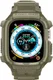 Spigen Rugged Armor - Apple Watch Ultra 3/2/1 - Hoesje en Bandje - Khaki afbeelding 11