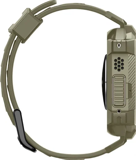 Spigen Rugged Armor - Apple Watch Ultra 3/2/1 - Hoesje en Bandje - Khaki afbeelding 14