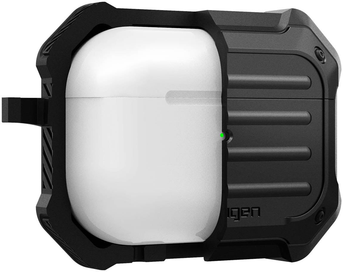 Spigen Tough Armor MagFit Apple AirPods Pro 1/2 Hoesje MagSafe Zwart afbeelding 11