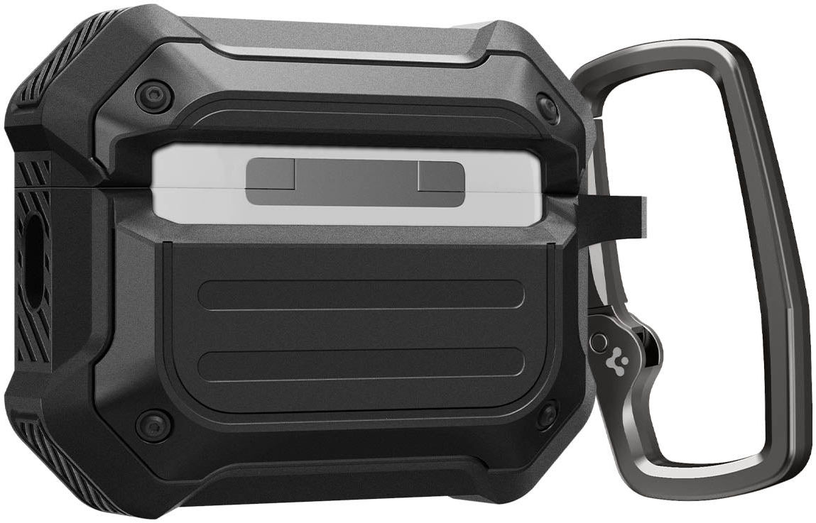 Spigen Tough Armor MagFit Apple AirPods Pro 1/2 Hoesje MagSafe Zwart afbeelding 12