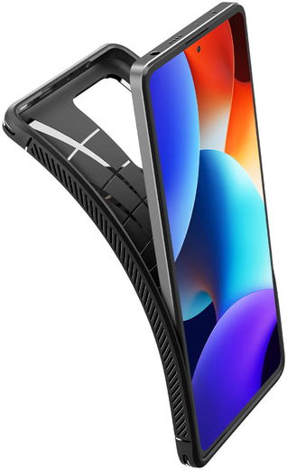 Spigen Rugged Armor Xiaomi Redmi Note 12 Pro Plus Hoesje Zwart afbeelding 2