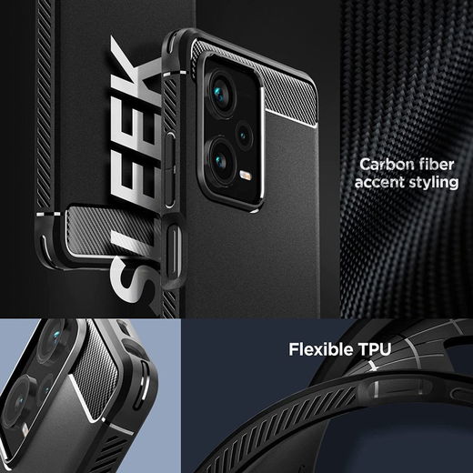 Spigen Rugged Armor Xiaomi Redmi Note 12 Pro Plus Hoesje Zwart afbeelding 6