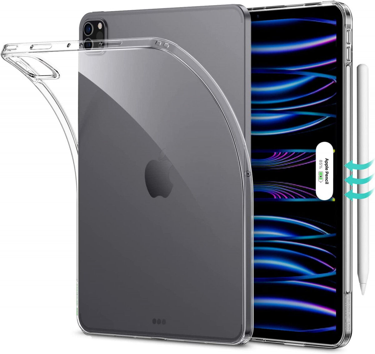 ESR Project Zero Apple iPad Pro 11 (2022/2021/2020) Hoes Transparant afbeelding 1