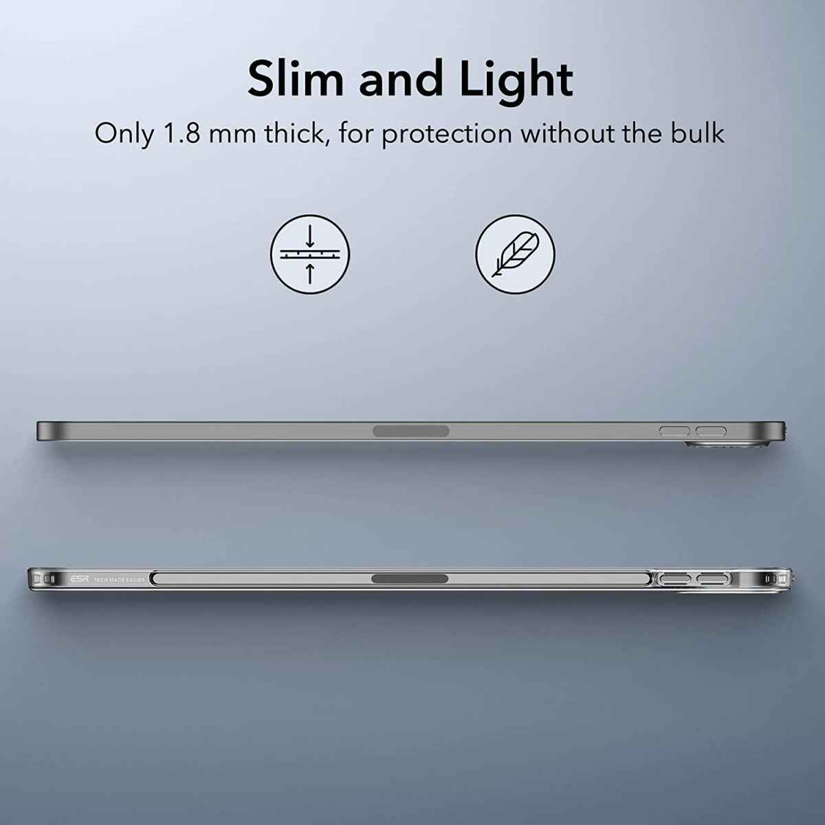 ESR Project Zero Apple iPad Pro 11 (2022/2021/2020) Hoes Transparant afbeelding 6