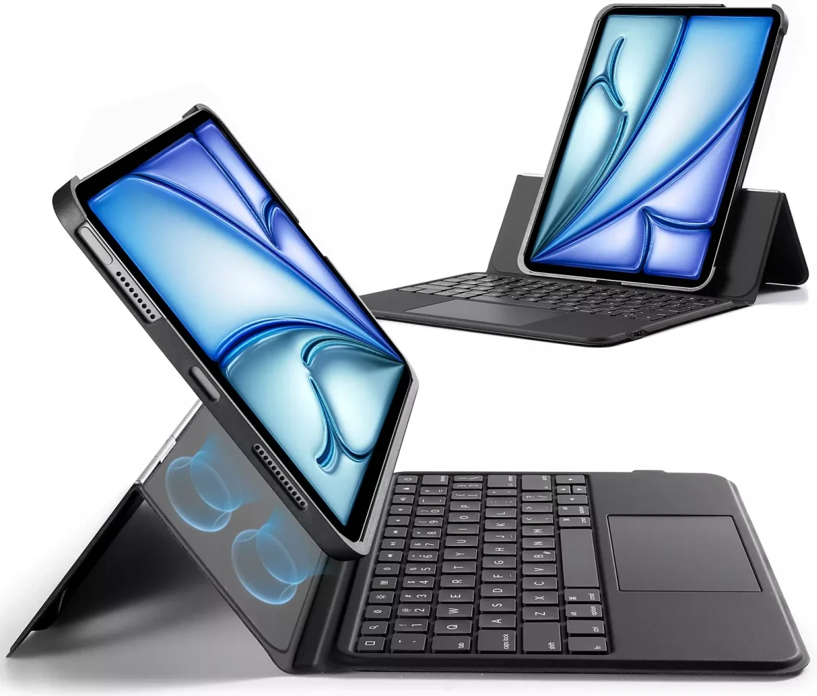 ESR Ascend iPad Air 11 (24/25/26)/Pro 11 (22-18)/Air 10.9 Toetsenbord Hoes Zwart afbeelding 1