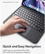 ESR Ascend iPad Air 11 (24/25/26)/Pro 11 (22-18)/Air 10.9 Toetsenbord Hoes Zwart afbeelding 5