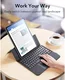 ESR Ascend iPad Air 11 (24/25/26)/Pro 11 (22-18)/Air 10.9 Toetsenbord Hoes Zwart afbeelding 7