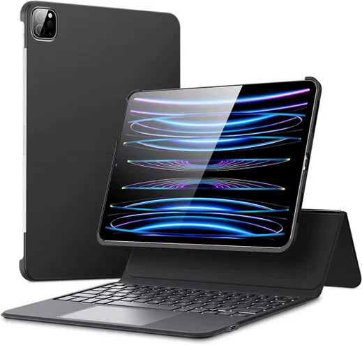 ESR Ascend iPad Air 11 (24/25/26)/Pro 11 (22-18)/Air 10.9 Toetsenbord Hoes Zwart afbeelding 2