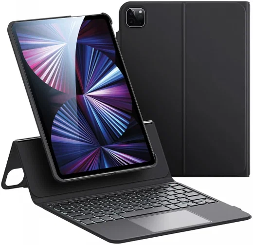 ESR Ascend iPad Air 11 (24/25/26)/Pro 11 (22-18)/Air 10.9 Toetsenbord Hoes Zwart afbeelding 11