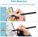 ESR Digital+ Stylus Pen met Palm Rejection voor iPad Wit afbeelding 6