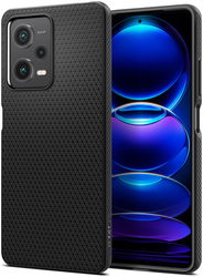 Spigen Liquid Air Xiaomi Redmi Note 12 Pro/Poco X5 Pro Hoesje Zwart afbeelding
