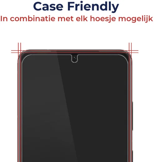 Rosso Samsung Galaxy A14 Tempered Glass met Installatietray afbeelding 7