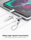 UGREEN 3A Fast Charge USB-A 3.0 naar USB-C Female Adapter 5Gbps Grijs afbeelding 5