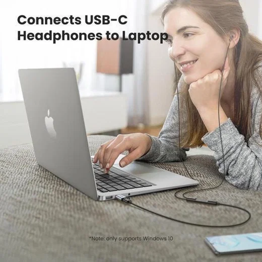 UGREEN 3A Fast Charge USB-A 3.0 naar USB-C Female Adapter 5Gbps Grijs afbeelding 6