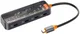 4smarts 4-in-1 USB-C naar 4x USB-C Hub 10Gbps Grijs afbeelding 1