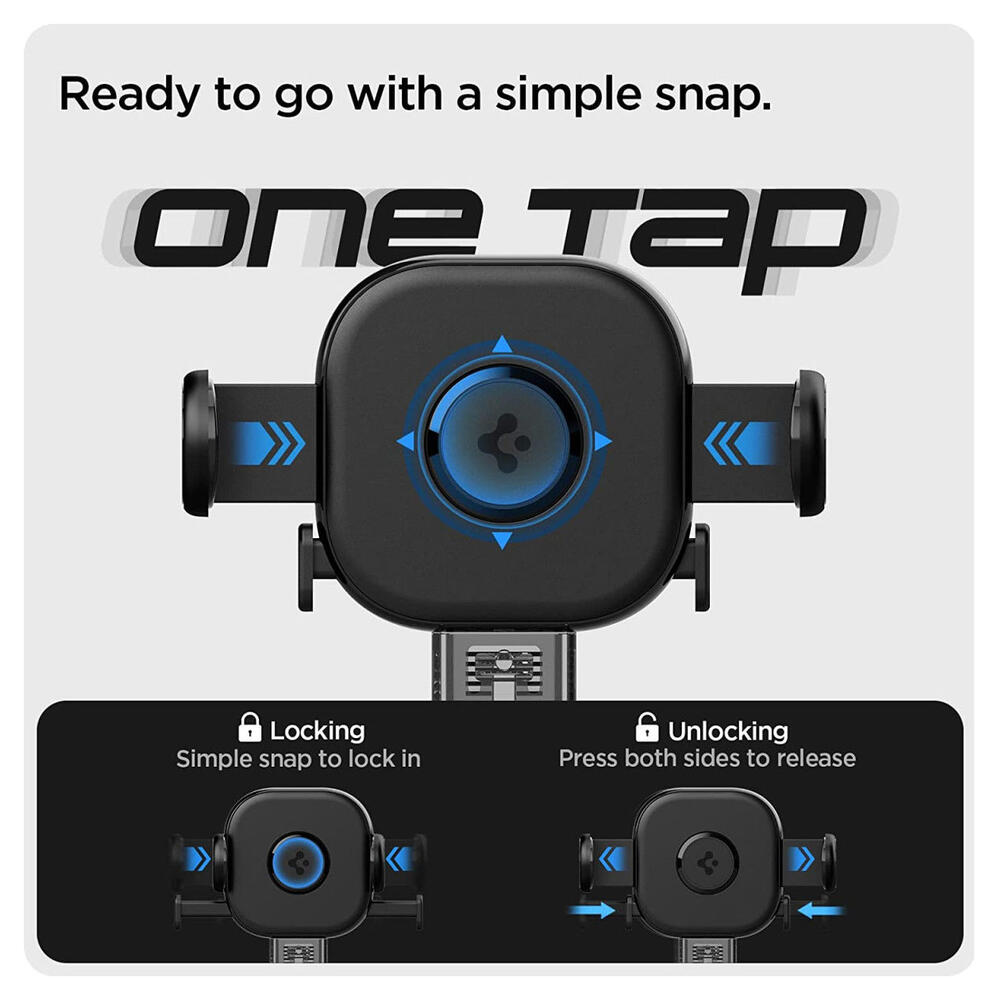 Spigen UTS12 OneTap Universele Ventilatierooster Telefoon Houder Auto afbeelding 3