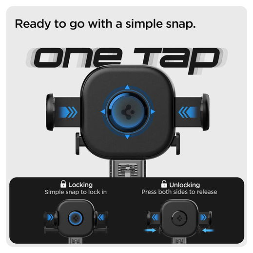 Spigen UTS12 OneTap Universele Ventilatierooster Telefoon Houder Auto afbeelding 3