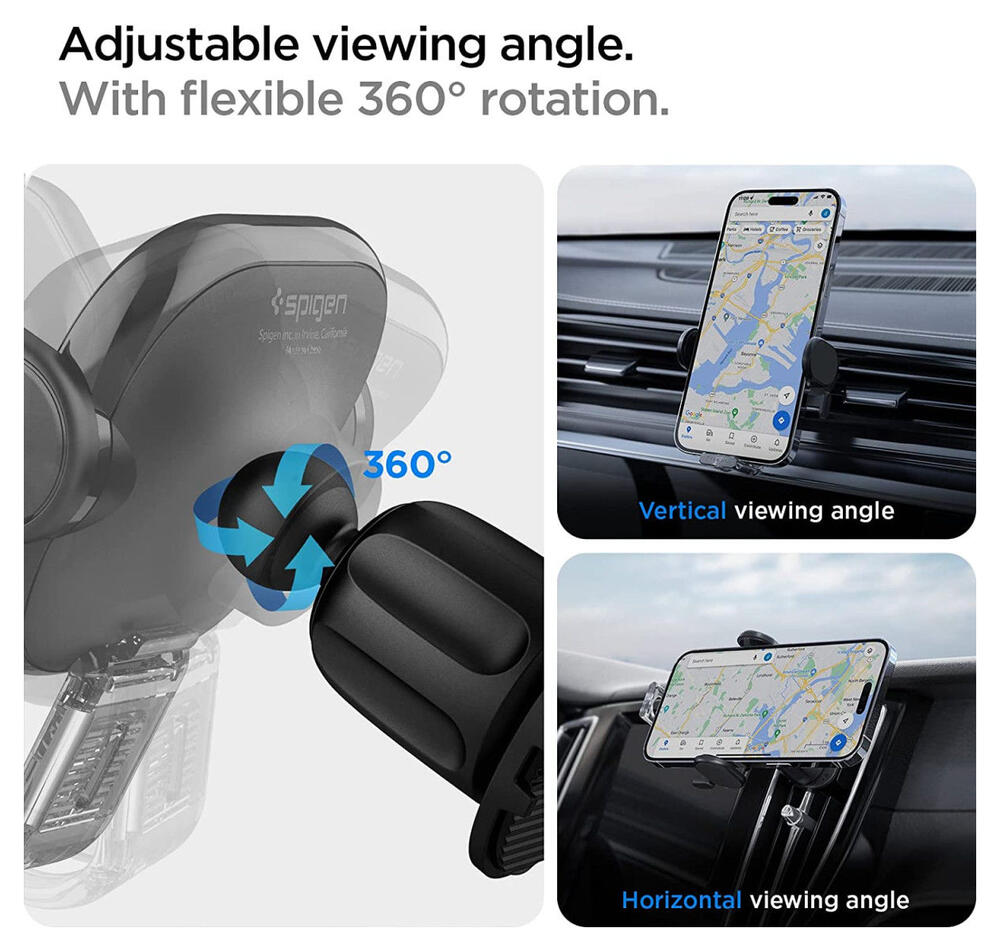 Spigen UTS12 OneTap Universele Ventilatierooster Telefoon Houder Auto afbeelding 4
