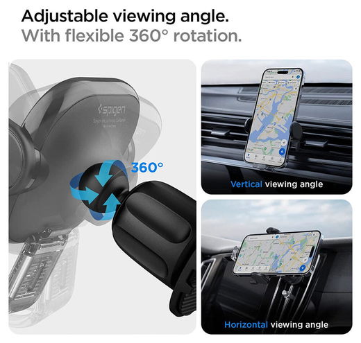 Spigen UTS12 OneTap Universele Ventilatierooster Telefoon Houder Auto afbeelding 4