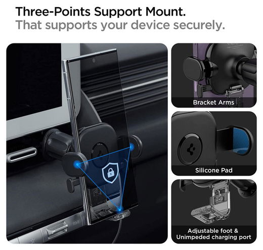 Spigen UTS12 OneTap Universele Ventilatierooster Telefoon Houder Auto afbeelding 6